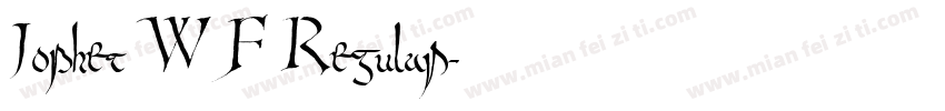 Jophet WF Regular字体转换